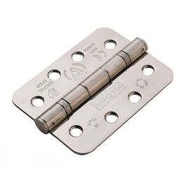 Enduro Grade 13 Ball Bearing Hinge Radius - Satin Stainless Steel (Pair)