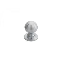Queen Anne Knob 28mm - Satin Chrome