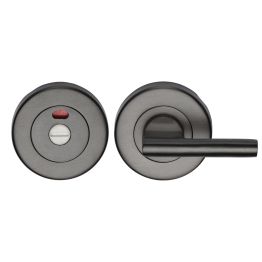 Heritage Brass Indicator Turn & Release for Bathroom Doors Matt Bronze Finish
