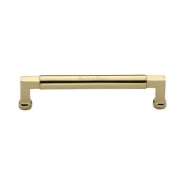 Heritage Brass Cabinet Pull Bauhaus Design 152mm CTC Polished Brass Finish