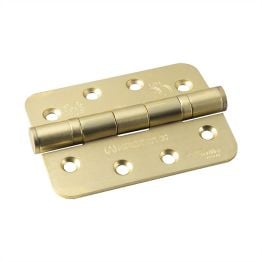 Grade 13 Ball Bearing P Hinge Radius - Satin Brass (Pair)