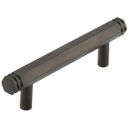 Hoxton Nile Cabinet Handles 96mm Ctrs Dark Bronze - By Frelan Hardware - HOX350DB