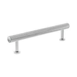 Millhouse Brass Paddington Spiral T-Bar Cabinet Pull Handle 128mm - Polished Chrome