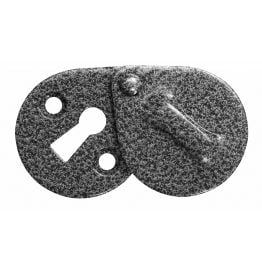 Oval Covered Escutcheon - Forged Steel