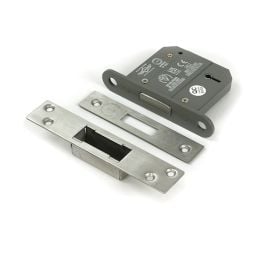 Satin Chrome 3" 5 Lever BS Dead Lock KA