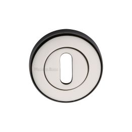 Heritage Brass Key Escutcheon Polished Nickel finish