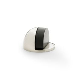Alexander & Wilks - Shield Floor Mounted Door Stop - Satin Nickel