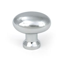 Polished Chrome Moore Cabinet Knob - 38mm