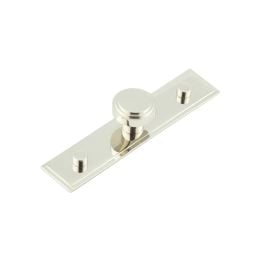 Cropley Cupboard Knobs 30mm Stepped Backplate Polished Nickel - By Frelan Hardware - HOX-1030PN-6090PN