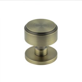 Step Antique Brass Mortice Knob - By Frelan Hardware - JV804AB