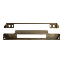 Atlantic DIN Rebate Kit for Euro Profile, Bathroom Lock, Latch, Euro Deadlock - Matt Antique Brass