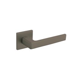 Tupai Rapido 5S Line Portel Lever Door Handle on 5mm Slimline Square Rose - Titanium