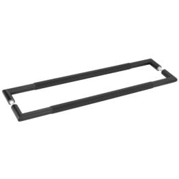 Three One Six Diamond Pull Handles 600x25mm Back to Back Black - By Frelan Hardware - JMB11