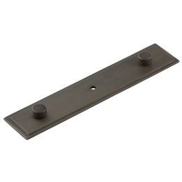 Rushton Backplate for Cupboard Knobs 140x30mm Dark Bronze - By Frelan Hardware - HOX6090DB