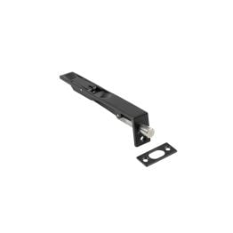 Stainless Steel Flush Bolts JMB50 Black 150mm x 20mm Square Forend - By Frelan Hardware - JMB50