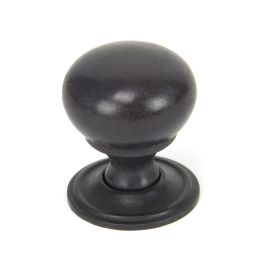 Aged Bronze Mushroom Cabinet Knob 32mm
