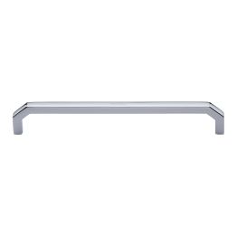Heritage Brass Cabinet Pull Hex Angular Design 203mm CTC Polished Chrome Finish