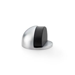 Alexander & Wilks - Shield Floor Mounted Door Stop - Satin Chrome