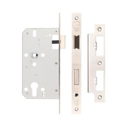 Jedo 72mm Din Sashlocks 60mm Backset Satin Stainless Steel - By Frelan Hardware - JL-DS60SSS