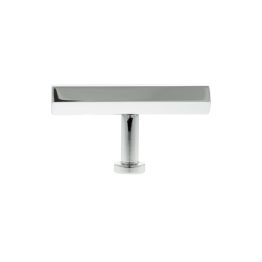 Millhouse Brass Pennington Hexagonal T-Bar Cabinet Knob Handle - Polished Chrome