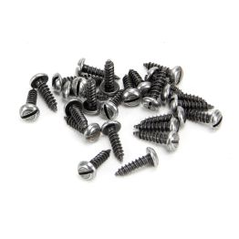 Pewter 6 x 1/2" Round Head Screws (25)