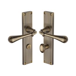 Heritage Brass Roma Reeded Bathroom set Antique Brass finishUK Design Registration Number 6234525