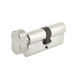 Jedo Euro Profile Cylinders & Turns 80mm Satin Chrome - By Frelan Hardware - JL-80EPCTSC
