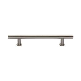 Heritage Brass Cabinet Pull T-Bar Design with 16mm Rose 160mm CTC Satin Nickel Finish