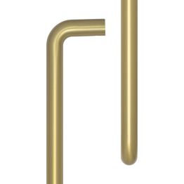 CRES 425mm Bolt Through Satin Brass D Shape Pull Handle - By Frelan Hardware - CRES3002SB