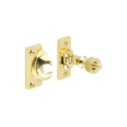 Jedo Heavy Brighton Fasteners 57x22mm Polished Brass - By Frelan Hardware - JV4288PB