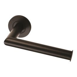 Stainless Steel Toilet Paper Holder - Matt Black