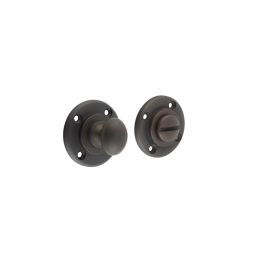 Burlington Turns & Releases Inner 1 No Rose Dark Bronze - By Frelan Hardware - BUR80DB