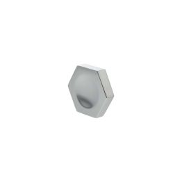 Millhouse Brass Pennington Hexagonal Finger Pull Cabinet Knob Handle - Polished Chrome