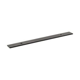 Millhouse Brass Long Wide Cabinet Handle Backplate 128mm - Matt Black