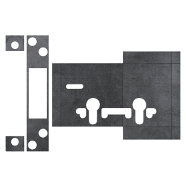 Atlantic Deadlock - Euro & 5LK Intumescent Lock Kit FD30 0.8mm