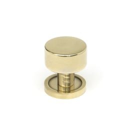 Aged Brass Kelso Cabinet Knob - 25mm (Plain)