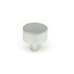 Satin Chrome Kelso Cabinet Knob - 32mm (No rose)