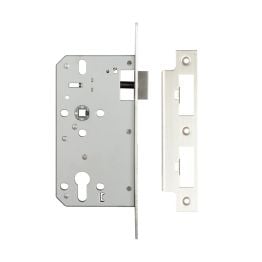 Jedo 72mm Din Sashlocks 60mm backset Satin Stainless Steel - By Frelan Hardware - JL-DS60SSS