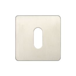 Square Standard Keyway Escutcheon - By Frelan Hardware - JSS10