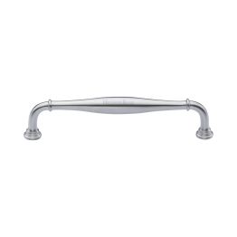 Heritage Brass Cabinet Pull Henley Traditional Design 152mm CTC Satin Chrome Finish