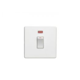 Eurolite Concealed 3mm 20Amp Switch with Neon Indicator White