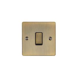 Eurolite Enhance Decorative 20Amp Switch Antique Brass