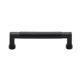 Heritage Brass Cabinet Pull Bauhaus Design 128mm CTC Matt Black Finish