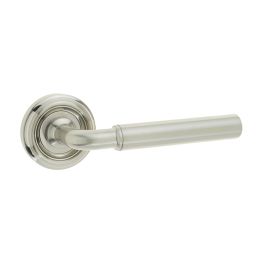 Elise Door Handle on Rose Satin Nickel - By Frelan Hardware - JV650SN