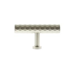 Millhouse Brass Chrysler Diamond T-Bar Cabinet Knob Handle - Satin Nickel