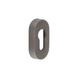 CRES Oval Dark Bronze Euro Escutcheon - By Frelan Hardware - CRES403DB