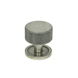 Pewter Brompton Cabinet Knob - 32mm (Plain)