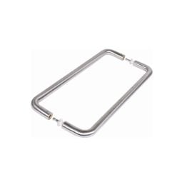 Steel Line Door Pull Handle Back to Back 425mm Satin Stainless Steel finish