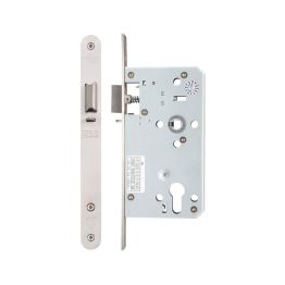 ZDL7260NLRSS DIN Night Latch - 72mm C/C - 60mm Backset - Radius Forend