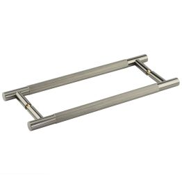 Bari Pull Handles 300mm Black Nickel Back to Back - By Frelan Hardware - JV1800BNB2B